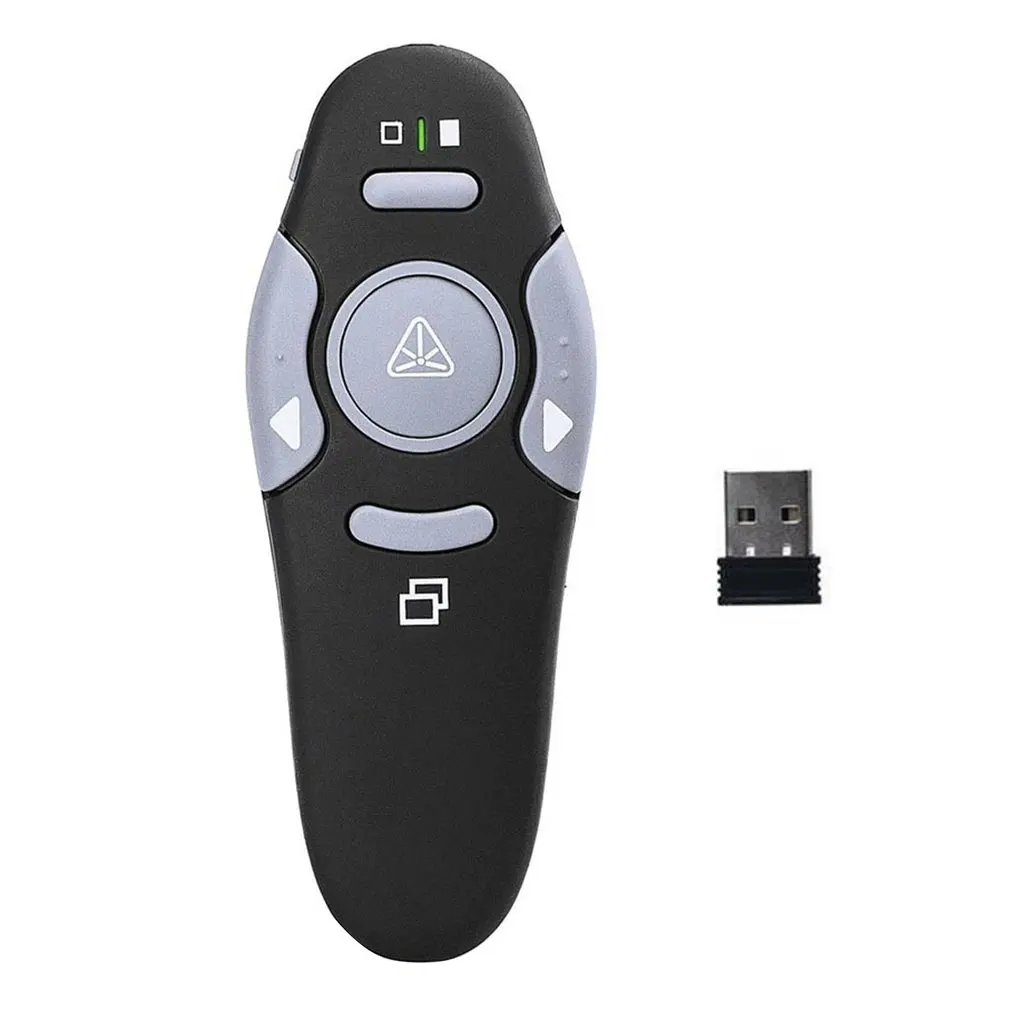 2.4GHz Wireless USB Powerpoint Presentation Remote Control Page PPT Flip Pen Pointer Clicker Presenter Red Light RF for Teacher - купить по