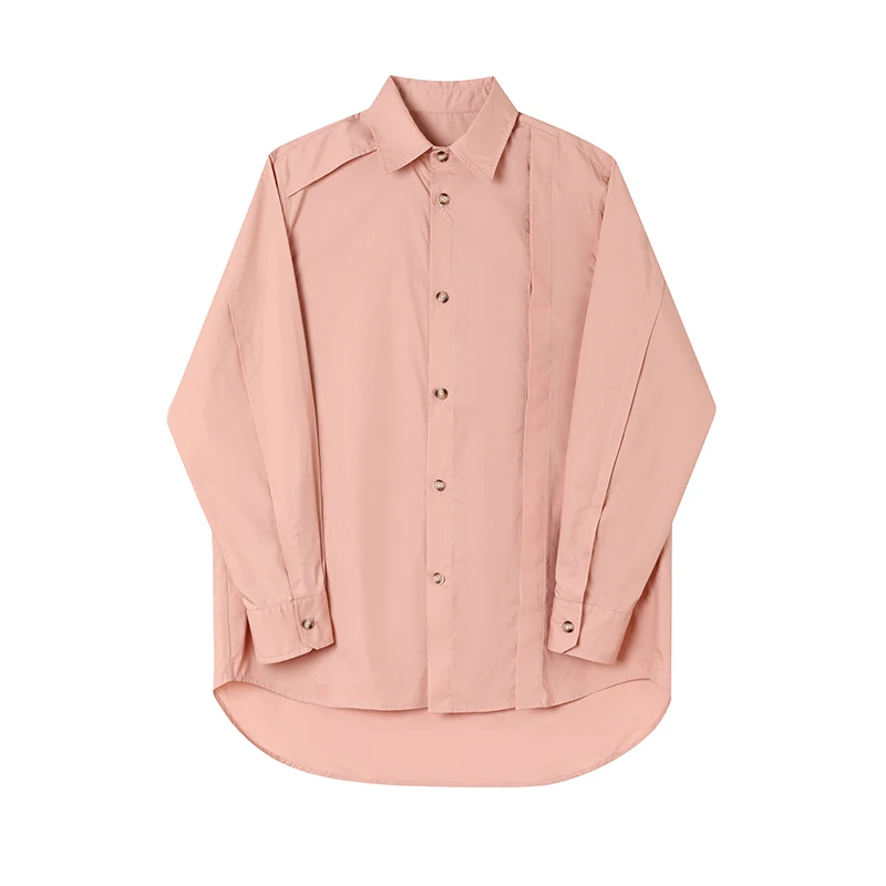 Male Hip Hop Dress Shirts Spring Autumn Men's Double Breasted Split Fork Loose Casual Streetwear Fashion Shirt Oversize Man
Male Hip Hop Dress Shirts Spring Autumn Men's Double Breasted Split Fork Loose Casual Streetwear Fashion Shirt Oversize Man