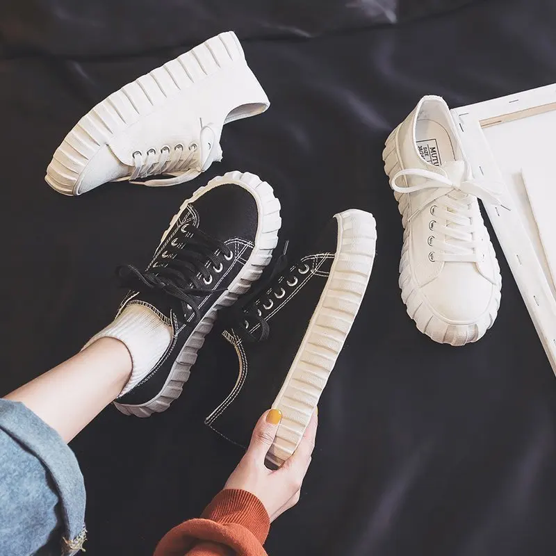 Korean Shoes All-Match Women Casual Female Sneakers Round Toe Clogs Platform 2021 Creepers Summer Espadrille New Cross Canvas Ru
Korean Shoes All-Match Women Casual Female Sneakers Round Toe Clogs Platform 2021 Creepers Summer Espadrille New Cross Canvas Ru