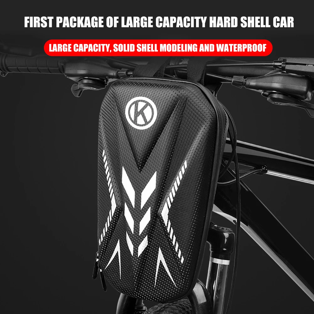 Large Capacity Hard Shell with Reflective Strips Bicycle Cycling Handlebar Bag for Outdoor Cycle Biking Entertainment
Large Capacity Hard Shell with Reflective Strips Bicycle Cycling Handlebar Bag for Outdoor Cycle Biking Entertainment