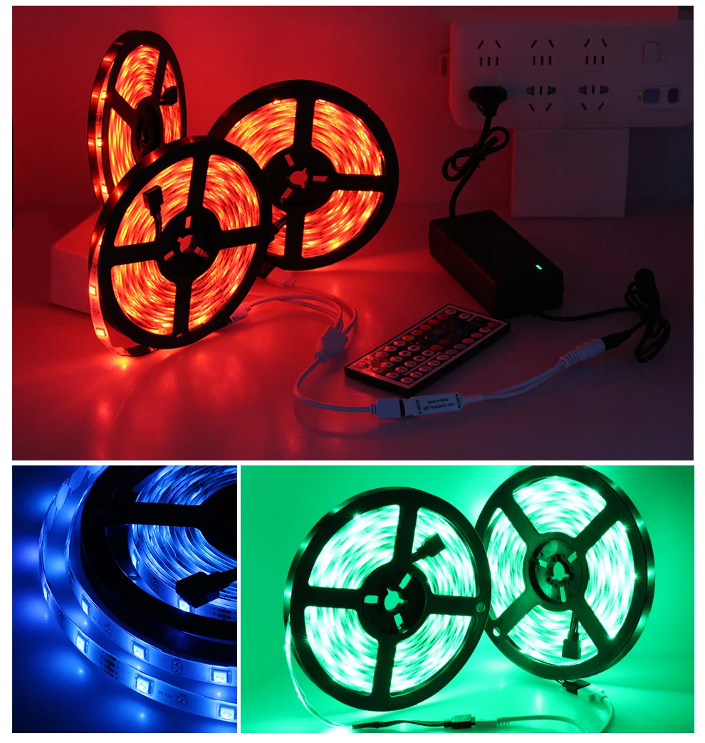 

Waterproof LED Strip Lightings Bluetooth luces Led RGB 5050 2835 Flexible Lamp Tape Ribbon With Diode Tape DC 12V 5M 10M