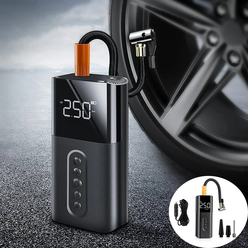 Автомобильный портативный мини воздушный компрессор насос для шин Многофункциональный цифровой электрический воздушный насос для давлен...
Автомобильный портативный мини воздушный компрессор насос для шин Многофункциональный цифровой электрический воздушный насос для давлен...