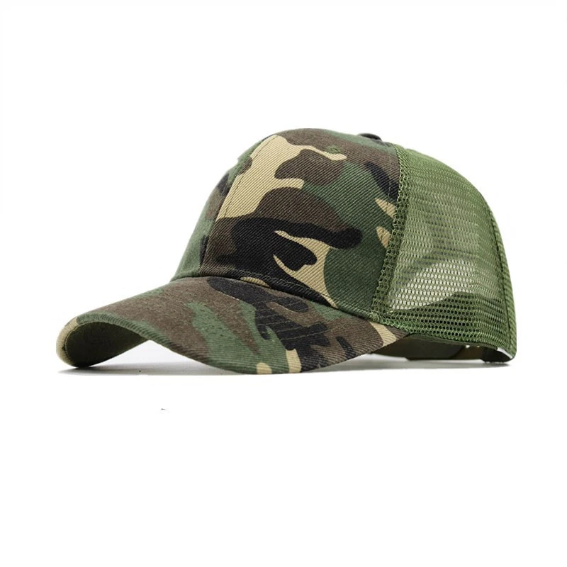 

2020 new Camo Mesh Baseball Cap Men Camouflage Bone Masculino Summer Hat Men Army Cap Trucker Snapback Hip Hop Dad Hats Gorra