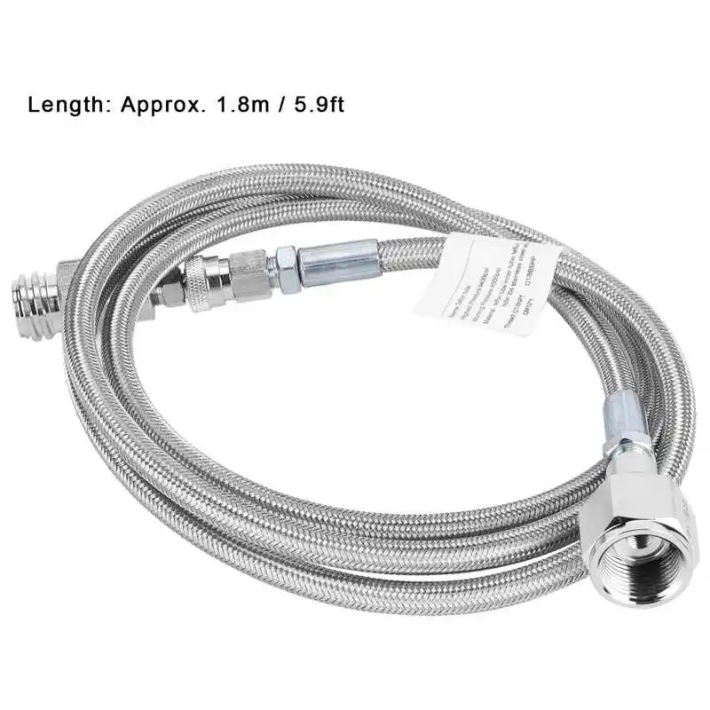 homebrew metal drinking straw G5/814 // TR214 CO2 Gas Cylinder External Soda Hose Adapter Kit Soda Accessory 1.8m metal
homebrew metal drinking straw G5/814 // TR214 CO2 Gas Cylinder External Soda Hose Adapter Kit Soda Accessory 1.8m metal