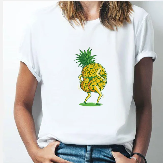 New Summer Pineapple fruits Clothing t-shirt Fashion Female Tee Top Graphic T Shirt Women Harajuku Kawaii Camisas Mujer Clothes
New Summer Pineapple fruits Clothing t-shirt Fashion Female Tee Top Graphic T Shirt Women Harajuku Kawaii Camisas Mujer Clothes