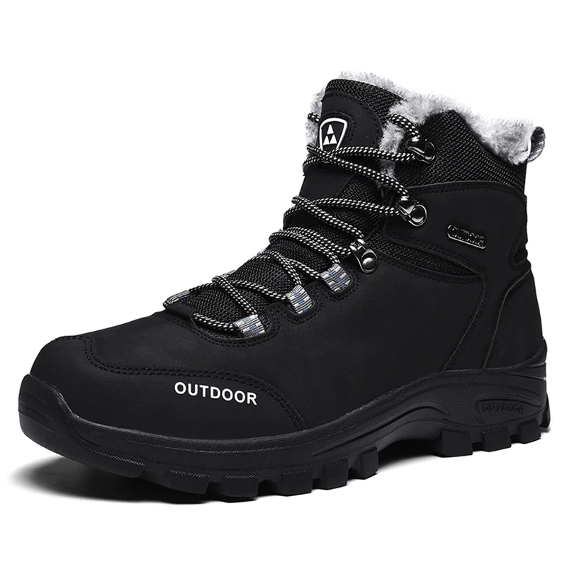 PU Leather Winter Boots Men Waterproof Warm Velvet Sneakers Male Fashion Cotton Ankle Bootie Outdoor Snow Shoes for Cold Weather
PU Leather Winter Boots Men Waterproof Warm Velvet Sneakers Male Fashion Cotton Ankle Bootie Outdoor Snow Shoes for Cold Weather