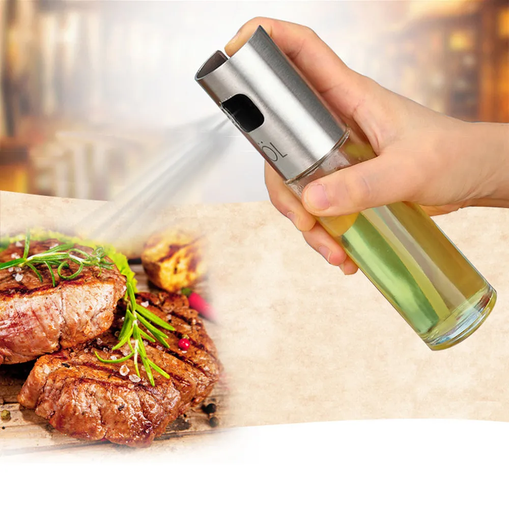 100 мл стеклянный масляный насос спрей тонкая бутылка оливковая банка приправа уксус нержавеющая сталь распылительная бутылка барбекю Кухо...
100 мл стеклянный масляный насос спрей тонкая бутылка оливковая банка приправа уксус нержавеющая сталь распылительная бутылка барбекю Кухо...