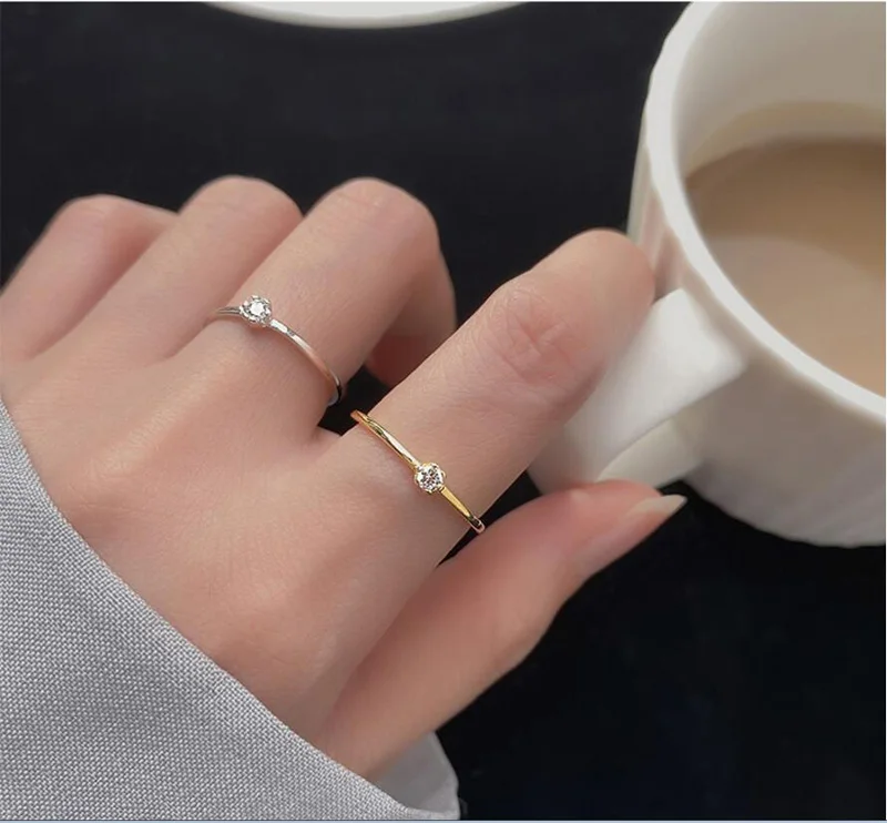 LEKANI Genuine 925 Sterling Silver Simple Lovely Delicate Dazzling CZ Finger Ring For Women Gilr Silver 925 Jewelry DA975
LEKANI Genuine 925 Sterling Silver Simple Lovely Delicate Dazzling CZ Finger Ring For Women Gilr Silver 925 Jewelry DA975