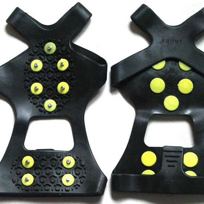 1 Pair S M L XL 10 Studs Anti-Skid Snow Ice Climbing Shoe Spikes Ice Grips Cleats Crampons Winter Climbing Anti Slip Shoes Cover
1 Pair S M L XL 10 Studs Anti-Skid Snow Ice Climbing Shoe Spikes Ice Grips Cleats Crampons Winter Climbing Anti Slip Shoes Cover