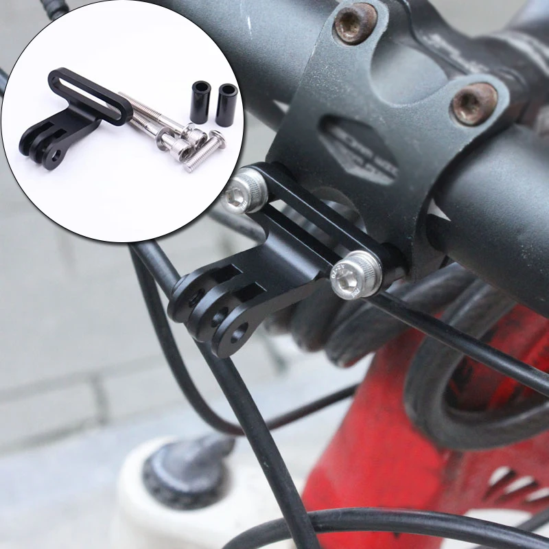

Aluminium Alloy Bicycle Camera Holder Stem Holder Sports Cameras Mount Handlebar 31/37.5mm For-Gopro Base Cycling Bracket Mounts
