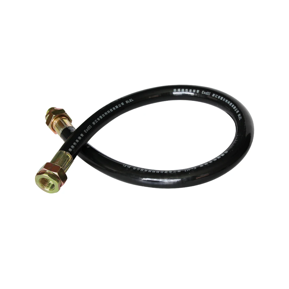 Explosion Proof Hose for Explosion-proof Cameras Carbon Steel / Rubber Anti-Corrosion Protection Class WF2 DN20 100mm Length
Explosion Proof Hose for Explosion-proof Cameras Carbon Steel / Rubber Anti-Corrosion Protection Class WF2 DN20 100mm Length