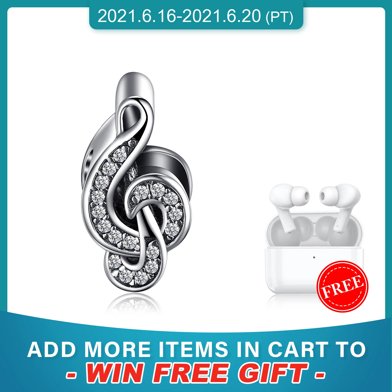 JewelryPalace Treble Clef 925 Sterling Silver Beads Charms Silver 925 Original For Bracelet Silver 925 original Jewelry Making
JewelryPalace Treble Clef 925 Sterling Silver Beads Charms Silver 925 Original For Bracelet Silver 925 original Jewelry Making