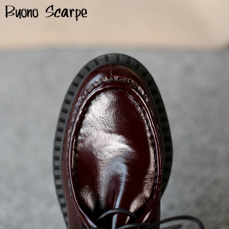 Ladies Shoes Casual Women Oxfords Plaftorm Flat Chaussures Femme Genuine Leather Handmade Black Shoes Retro Laces New Streetwear
Ladies Shoes Casual Women Oxfords Plaftorm Flat Chaussures Femme Genuine Leather Handmade Black Shoes Retro Laces New Streetwear