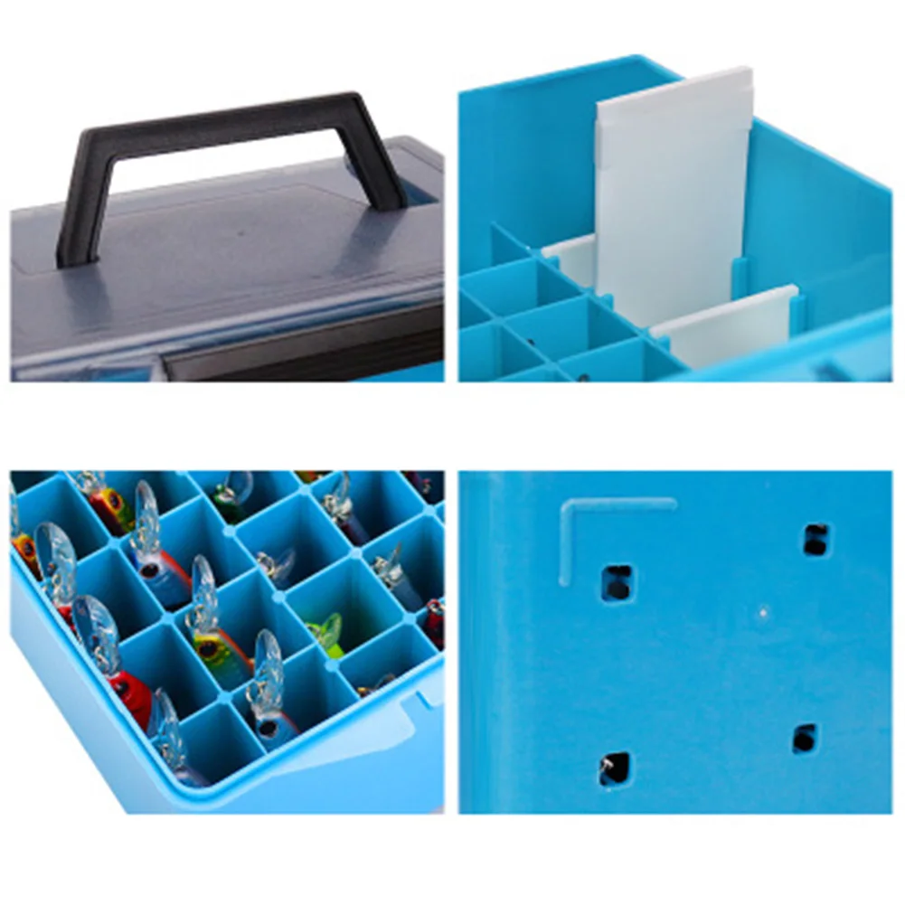 1pc Fishing Tackle Box Lures Lines Bait Hooks Fish Case Tool Accessories High Capacity PVC Storage Box
1pc Fishing Tackle Box Lures Lines Bait Hooks Fish Case Tool Accessories High Capacity PVC Storage Box
