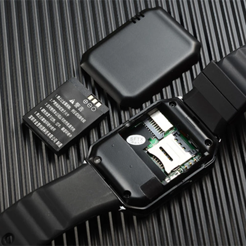Мужские часы Bluetooth цифровые умные DZ09 Android телефонные звонки подключение для