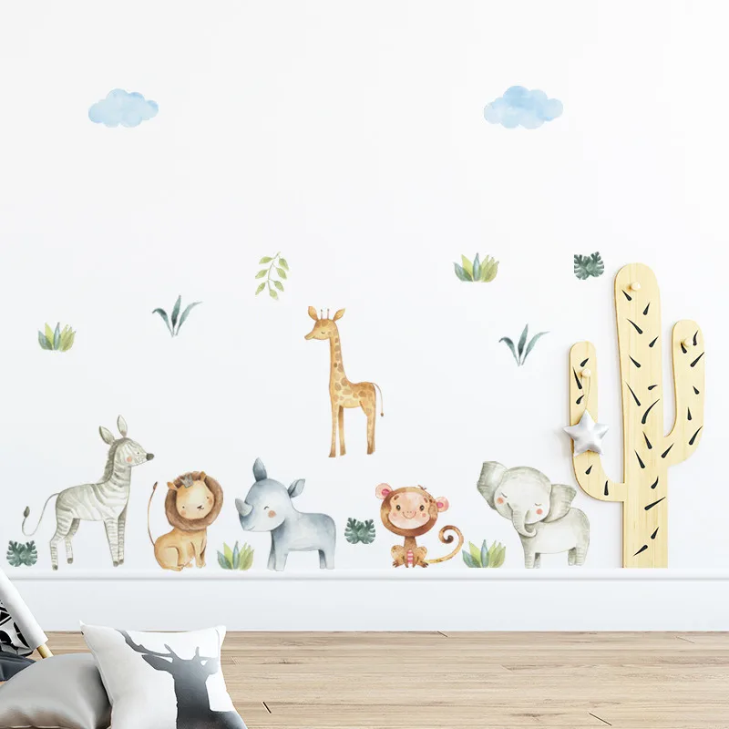 Cartoon Animal Buddies Wall Sticker for Kids Room Home Decoration Mural Removable Wallpaper Bedroom Nursery Background
Cartoon Animal Buddies Wall Sticker for Kids Room Home Decoration Mural Removable Wallpaper Bedroom Nursery Background