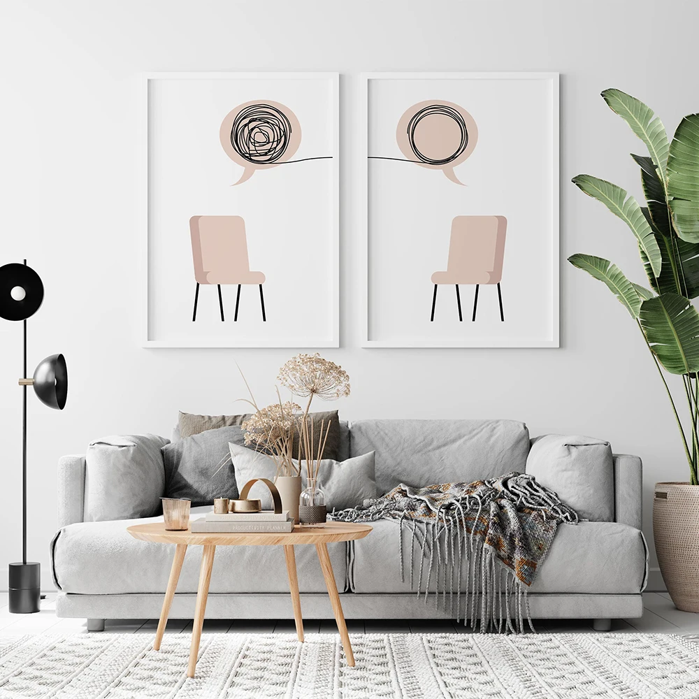 Therapy School Counselor Office Wall Art Posters and Prints Canvas Painting Nordic Wall Pictures For Psychologist Home Decor
Therapy School Counselor Office Wall Art Posters and Prints Canvas Painting Nordic Wall Pictures For Psychologist Home Decor