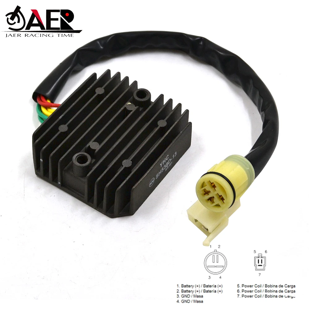 JAER SH538D-13 Voltage Regulator Rectifier for Honda XRV750 XRV 750 Africa Twin 1993-2003 31600-MY1-003
JAER SH538D-13 Voltage Regulator Rectifier for Honda XRV750 XRV 750 Africa Twin 1993-2003 31600-MY1-003