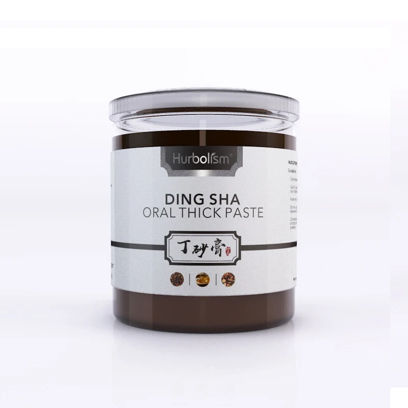 Hurbolism Ding Sha Oral Thick Paste, gastritis, stomach pain, stomach ulcer,digestive ulcer, chronic gastroenteritis, 300g 
Hurbolism Ding Sha Oral Thick Paste, gastritis, stomach pain, stomach ulcer,digestive ulcer, chronic gastroenteritis, 300g