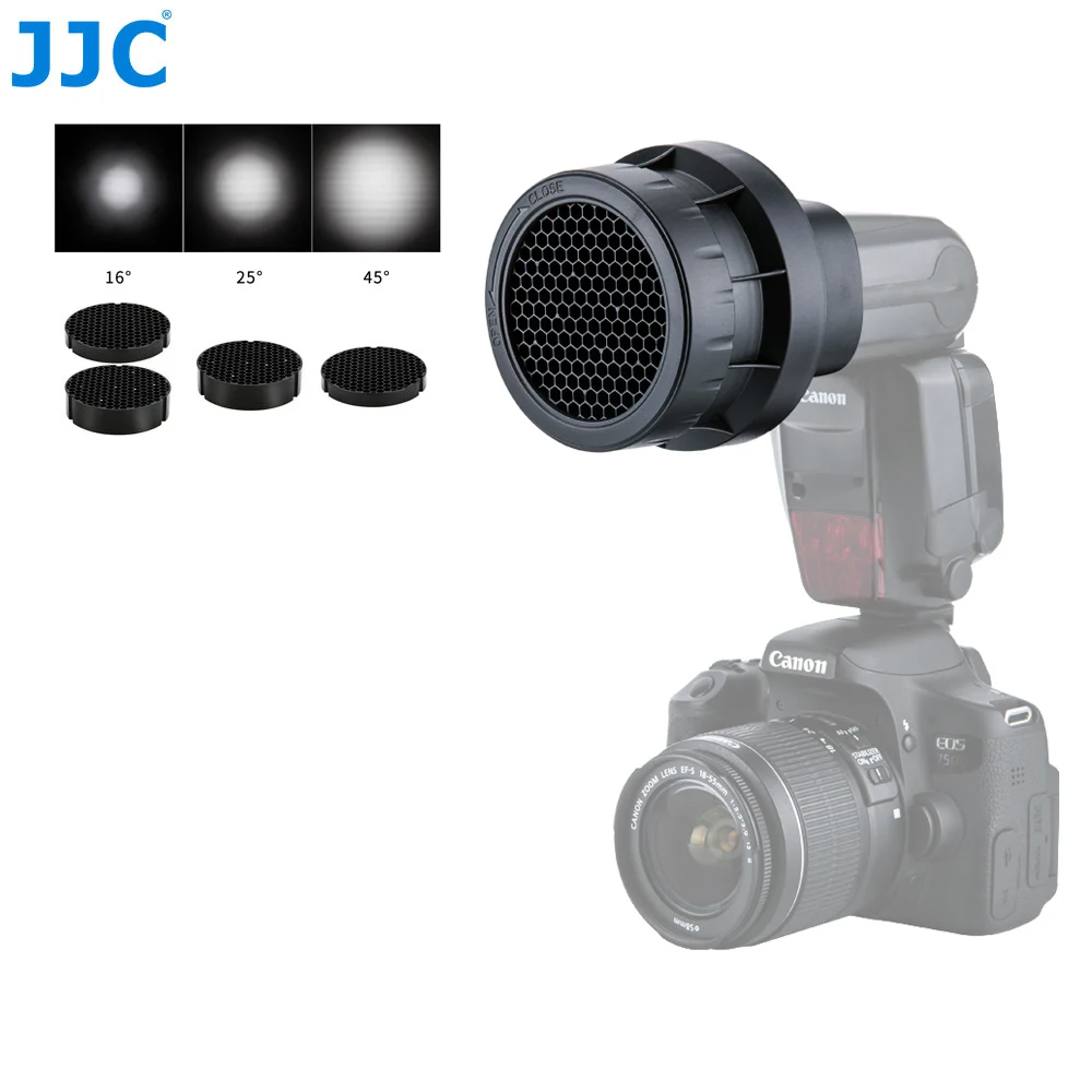 JJC Flash Light Honeycomb Grid Photographic Speedlight Photo Studio Accessories for CANON 580EX II/600EX RT/YONGNUO YN-600EXII
JJC Flash Light Honeycomb Grid Photographic Speedlight Photo Studio Accessories for CANON 580EX II/600EX RT/YONGNUO YN-600EXII