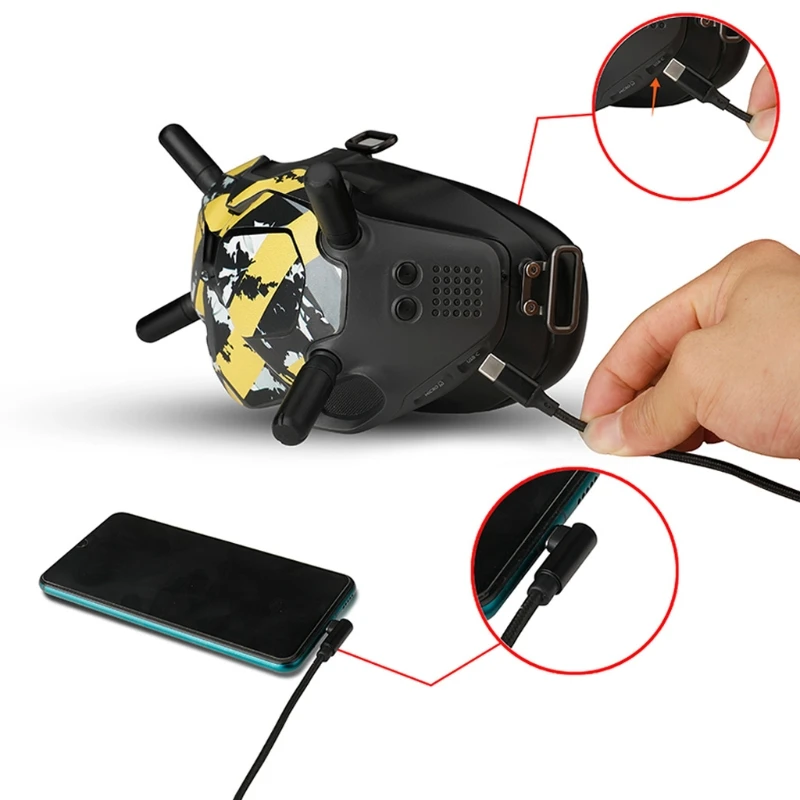 27g Type C Alluminium Molding with Nylon Braided Usb Cable Mobile Phone Flat Data Adapter for i Fpv Accessories
27g Type C Alluminium Molding with Nylon Braided Usb Cable Mobile Phone Flat Data Adapter for i Fpv Accessories