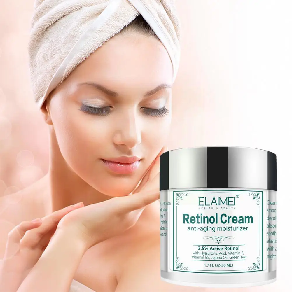 2.5% Retinol Moisturizer Cream Anti Aging Hyaluronic Day Fine Night E Eyes Reduces Care & Wrinkles Acid Lines Vitamin Skin O2F0
2.5% Retinol Moisturizer Cream Anti Aging Hyaluronic Day Fine Night E Eyes Reduces Care & Wrinkles Acid Lines Vitamin Skin O2F0