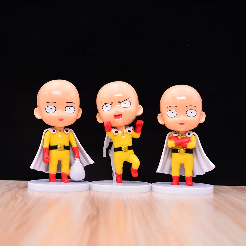ONE PUNCH-MAN Action Figure Q Version Bareheaded Hero Saitama 3 Type Model Tabletop Ornaments Toys Children Gifts
ONE PUNCH-MAN Action Figure Q Version Bareheaded Hero Saitama 3 Type Model Tabletop Ornaments Toys Children Gifts