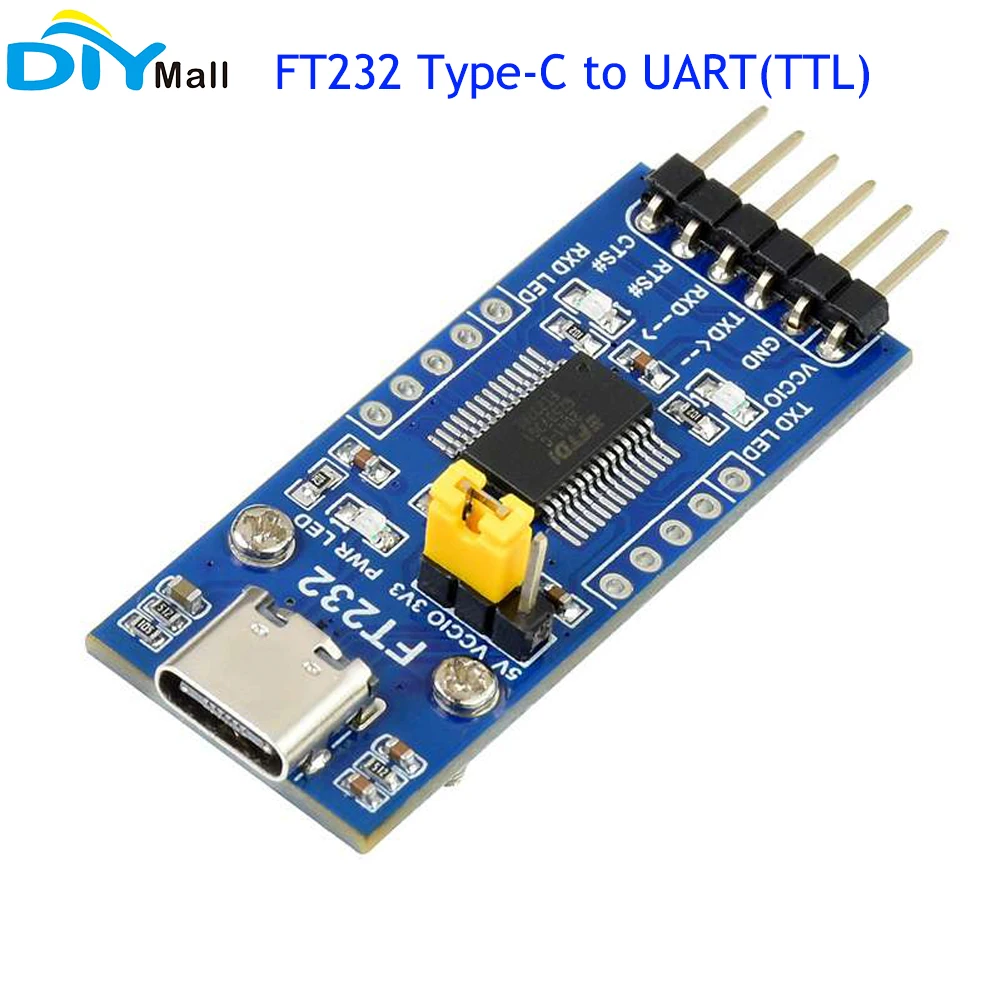 Waveshare FT232 USB To UART (TTL) Module Type-C USB-C Connector Support Mac OS Linux Android WinCE Windows 7/8/8.1/10/11
Waveshare FT232 USB To UART (TTL) Module Type-C USB-C Connector Support Mac OS Linux Android WinCE Windows 7/8/8.1/10/11