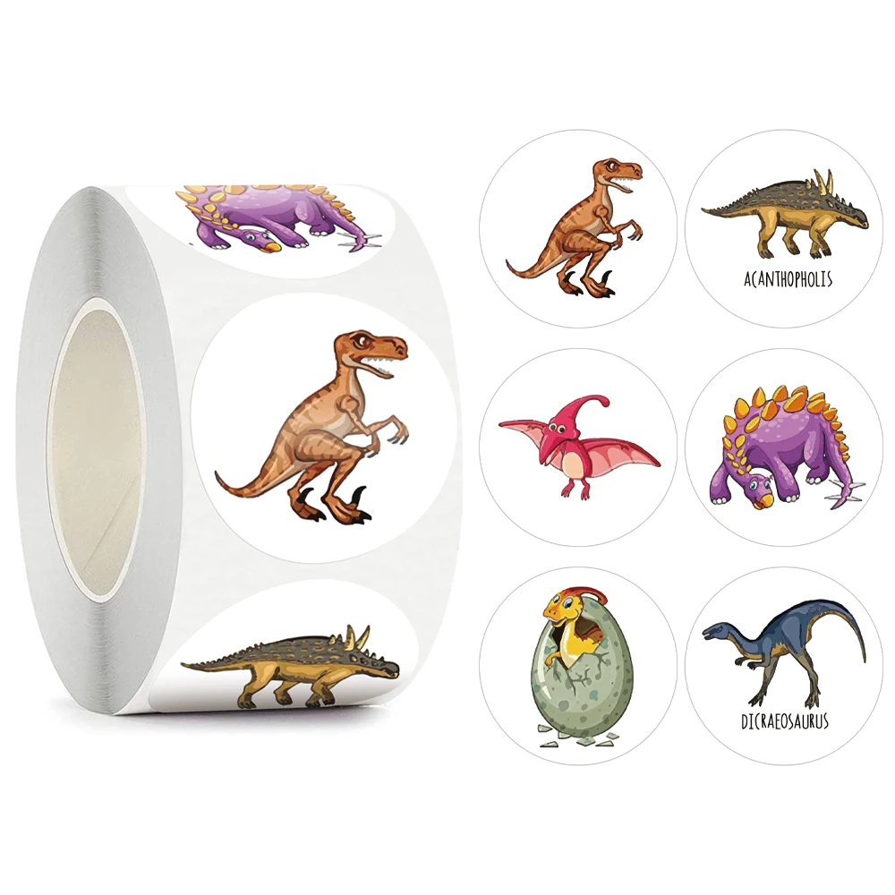 Dinosaurs Stickers for Kids 1.5 inch 500pcs/roll Round Sticker for Children Party Gift Thank You Card Decor Reward Child Sticker
Dinosaurs Stickers for Kids 1.5 inch 500pcs/roll Round Sticker for Children Party Gift Thank You Card Decor Reward Child Sticker