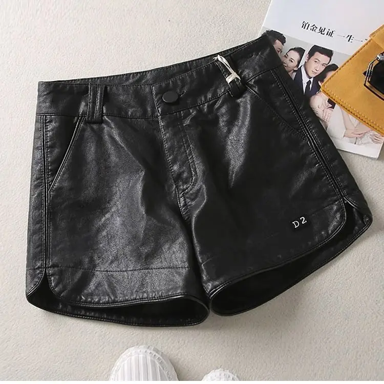 Осенние женские эластичные Широкие шорты с высокой талией, женские шорты из искусственной кожи, женские повседневные шорты из искусственно...
Осенние женские эластичные Широкие шорты с высокой талией, женские шорты из искусственной кожи, женские повседневные шорты из искусственно...