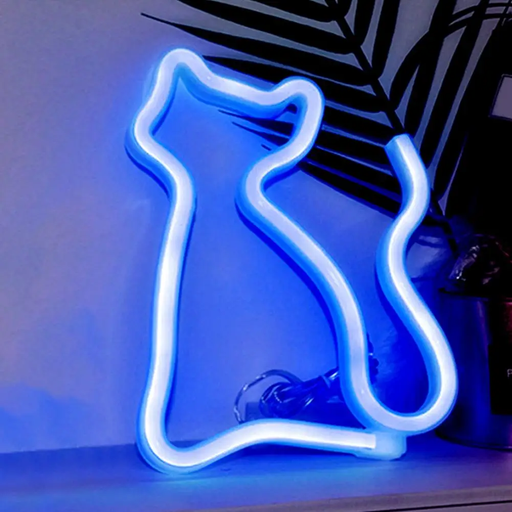 Cat Shape Led Neon Sign Light Home Room Atmosphere Night Lamp Bar Holiday Wedding Christmas Party Decoration Gift
Cat Shape Led Neon Sign Light Home Room Atmosphere Night Lamp Bar Holiday Wedding Christmas Party Decoration Gift