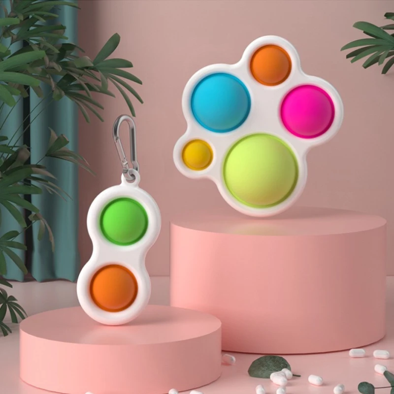 Fidget Toys Simple Dimple Relief Keychain Sensory Antistress Toys For Kids Adults Early Educational Autism Special Need Toys
Fidget Toys Simple Dimple Relief Keychain Sensory Antistress Toys For Kids Adults Early Educational Autism Special Need Toys