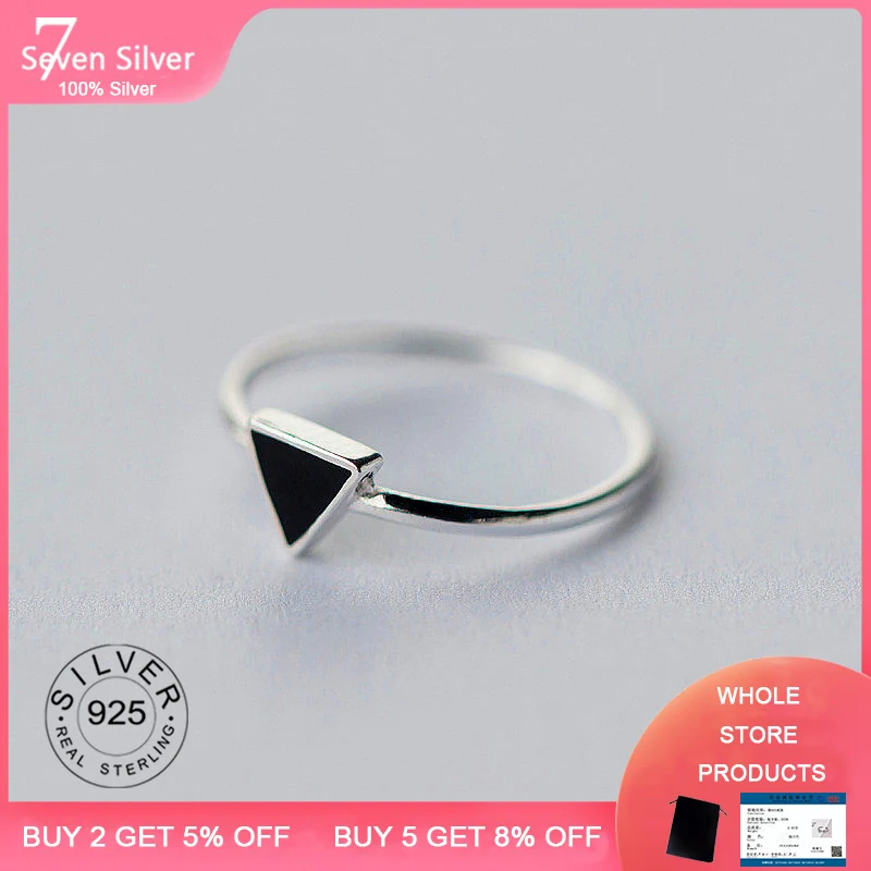 925 sterling silver rings for women triangle black zircon vintage fine jelwery Multilayer Thai Silver Jewelry Party Gifts
925 sterling silver rings for women triangle black zircon vintage fine jelwery Multilayer Thai Silver Jewelry Party Gifts