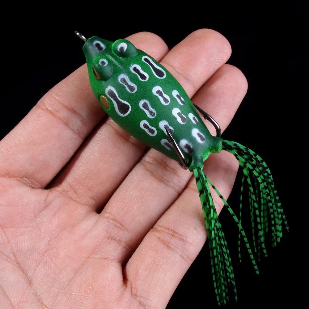 Frog Lure 5.5cm 11g Soft Bait Plastic Fishing Lure with Fishing Hooks Topwater Ray Frog Artificial 3D Eyes
Frog Lure 5.5cm 11g Soft Bait Plastic Fishing Lure with Fishing Hooks Topwater Ray Frog Artificial 3D Eyes