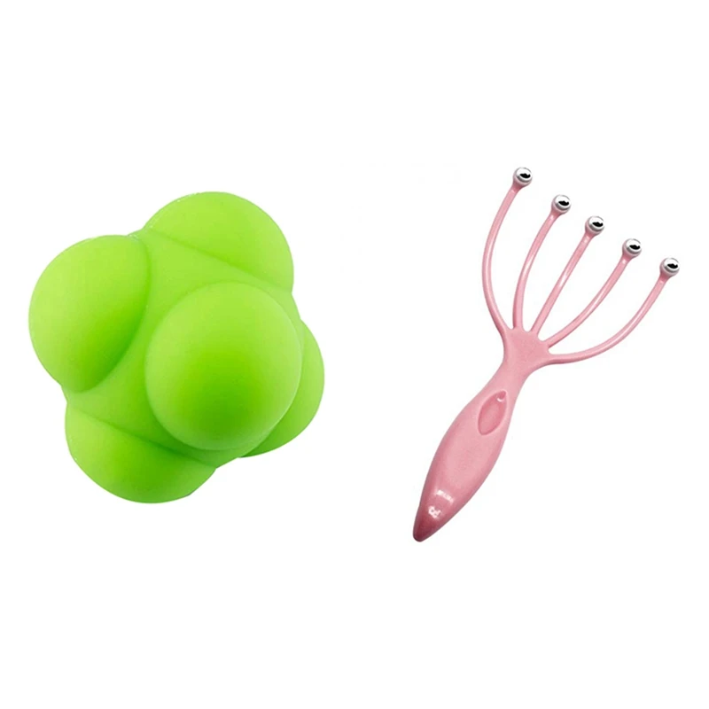 Hexagonal Reaction Ball Massage Reaction Ball with Handheld Five Fingers Claw Steel Ball Massager
Hexagonal Reaction Ball Massage Reaction Ball with Handheld Five Fingers Claw Steel Ball Massager