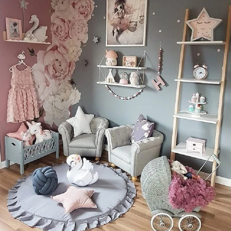 Baby Play Mat Nordic Round Lace Solid Crawling Pad Children Cotton Carpet Rug Kids Room Decoration Infant Games Activity Cushion
Baby Play Mat Nordic Round Lace Solid Crawling Pad Children Cotton Carpet Rug Kids Room Decoration Infant Games Activity Cushion