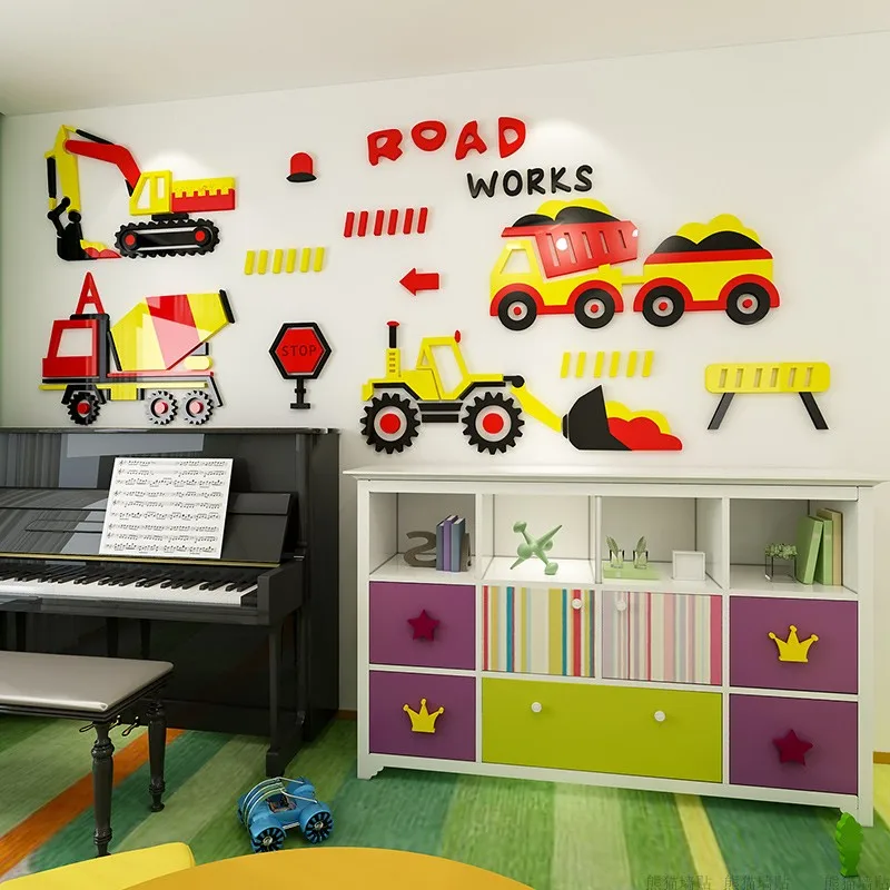 WS47 3D cartoon car Acrylic stereo wall stickers for baby boys 'room bedroom nursery wall stickers
WS47 3D cartoon car Acrylic stereo wall stickers for baby boys 'room bedroom nursery wall stickers