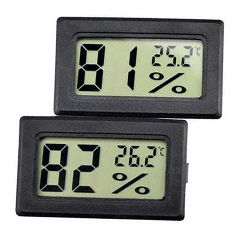 5 Pack Mini Digital Thermometer Hygrometer, Indoor Digital Electronic Temperature Humidity Gauge Meter LCD Display 
5 Pack Mini Digital Thermometer Hygrometer, Indoor Digital Electronic Temperature Humidity Gauge Meter LCD Display