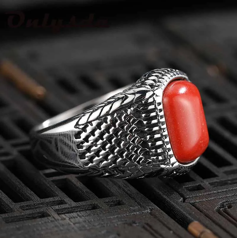 Onlysda Men Hiphop Ring 316L Stainless Steel Red Stone Ring Rock Fashion Male Jewelry Wedding Rings Accessories Wholesale OSR895
Onlysda Men Hiphop Ring 316L Stainless Steel Red Stone Ring Rock Fashion Male Jewelry Wedding Rings Accessories Wholesale OSR895
