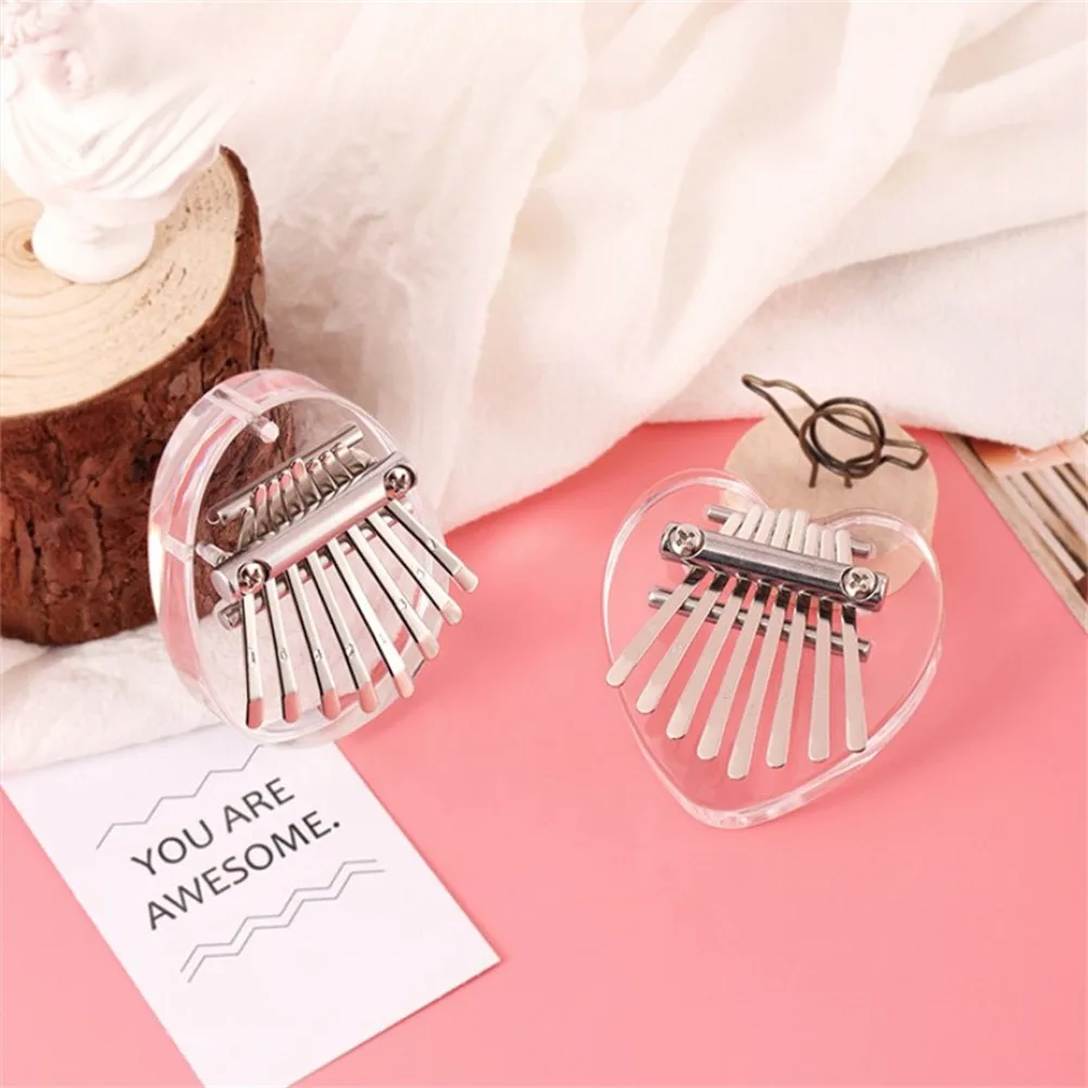 Wood Transparent Mini 8 Key Kalimba Thumb Piano Finger Keyboard Musical Toy Gift Easy To Use, Lightweight Durable Mini Kalimba
Wood Transparent Mini 8 Key Kalimba Thumb Piano Finger Keyboard Musical Toy Gift Easy To Use, Lightweight Durable Mini Kalimba