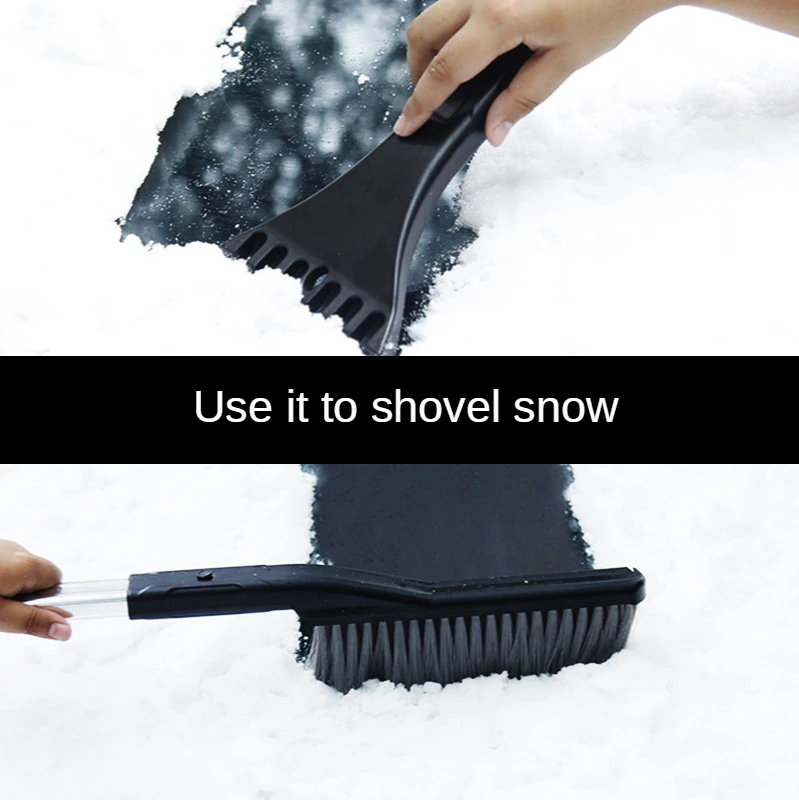 

NEW Removable Extendable Snow Shovel Car Ice Scraper Snow Brush Water Remover for Car Auto SUV Frost Windshield Cleaner Scraper