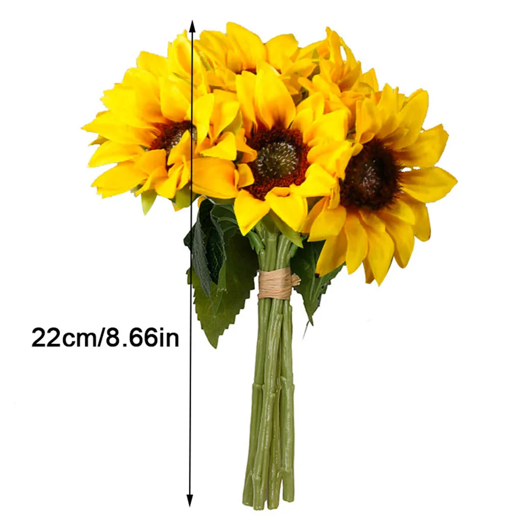 6 Pcs/bundle Artificial Sunflower Simulation Flower Floral Decor Home Office Fake Sunflower
6 Pcs/bundle Artificial Sunflower Simulation Flower Floral Decor Home Office Fake Sunflower