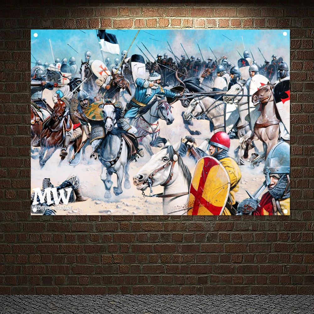 Masonic Knight Templar Flag Banner Wall Art Medieval Warrior Armor Posters Hang on the wall 4 grommets Custom Flag indoor Decor 
Masonic Knight Templar Flag Banner Wall Art Medieval Warrior Armor Posters Hang on the wall 4 grommets Custom Flag indoor Decor