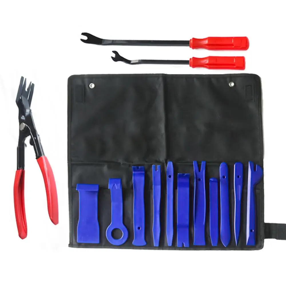 14pcs Removal Pry Tools Trim Pry Tool Car Door Clip Automotive Interior Panel Disassembly Tool Practical Manganese Steel
14pcs Removal Pry Tools Trim Pry Tool Car Door Clip Automotive Interior Panel Disassembly Tool Practical Manganese Steel