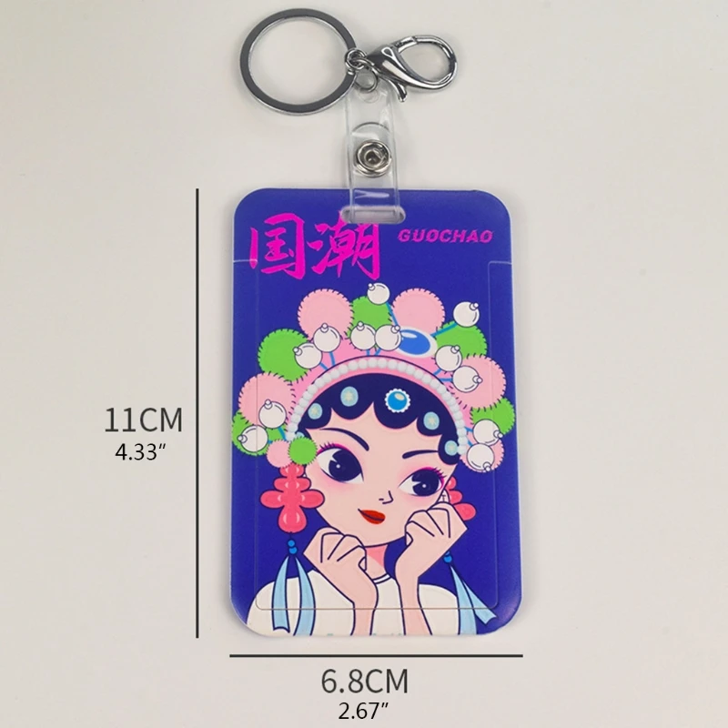 Chinese Style Cartoon Credit Card Holder Adult Kids Student Cute Mini ID Bus Card Meal Card Keychain Bag Decoration Pendant
Chinese Style Cartoon Credit Card Holder Adult Kids Student Cute Mini ID Bus Card Meal Card Keychain Bag Decoration Pendant