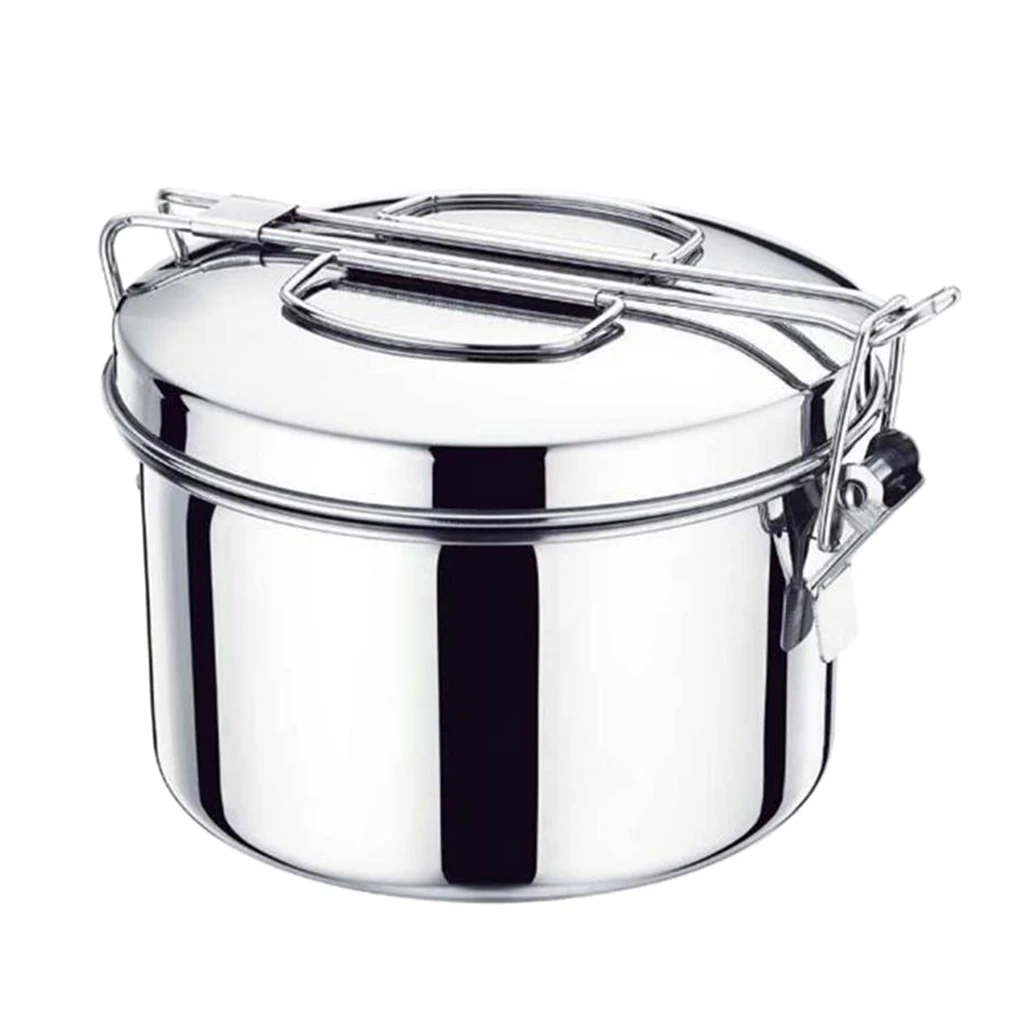 Двухслойная коробка Bento из нержавеющей стали, контейнер для приготовления обедов, закусок, жестяная коробка с длинной ручкой и крышкой
Двухслойная коробка Bento из нержавеющей стали, контейнер для приготовления обедов, закусок, жестяная коробка с длинной ручкой и крышкой