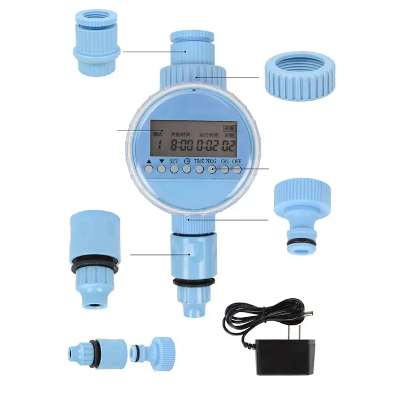 Garden Intelligent Irrigation Controller Sprinkler Timer Digital Lawn Hose Water
Garden Intelligent Irrigation Controller Sprinkler Timer Digital Lawn Hose Water
