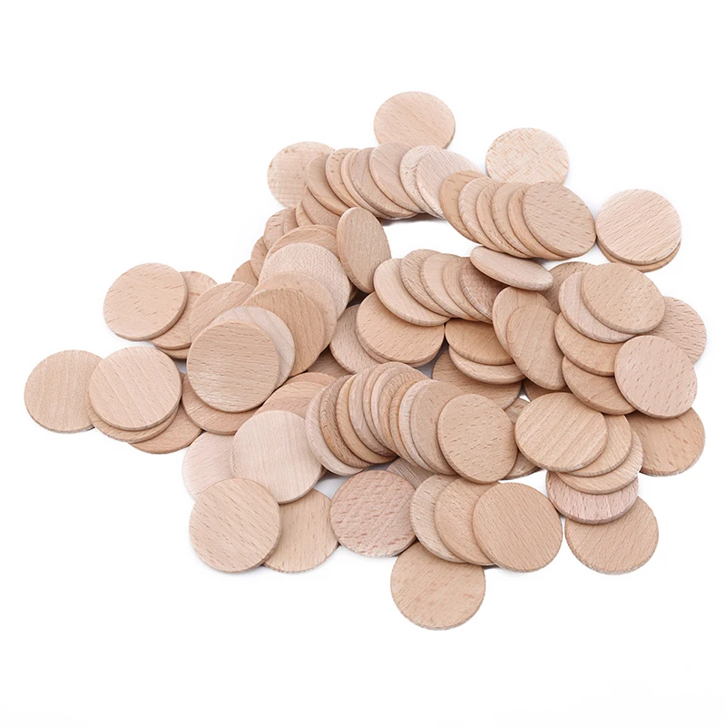 100Pcs 30-40mm Diameter Thickness Unfinished Round Wood Cutouts Circles Chips For DIY Crafts Special Tools Kid Best Gift 
100Pcs 30-40mm Diameter Thickness Unfinished Round Wood Cutouts Circles Chips For DIY Crafts Special Tools Kid Best Gift