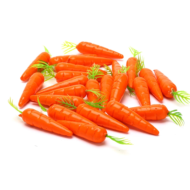 24pcs Easter Fake Carrot Mini Artificial Plastic Foam Simulation Vegetables Doll House Micro Landscape Accessories
24pcs Easter Fake Carrot Mini Artificial Plastic Foam Simulation Vegetables Doll House Micro Landscape Accessories