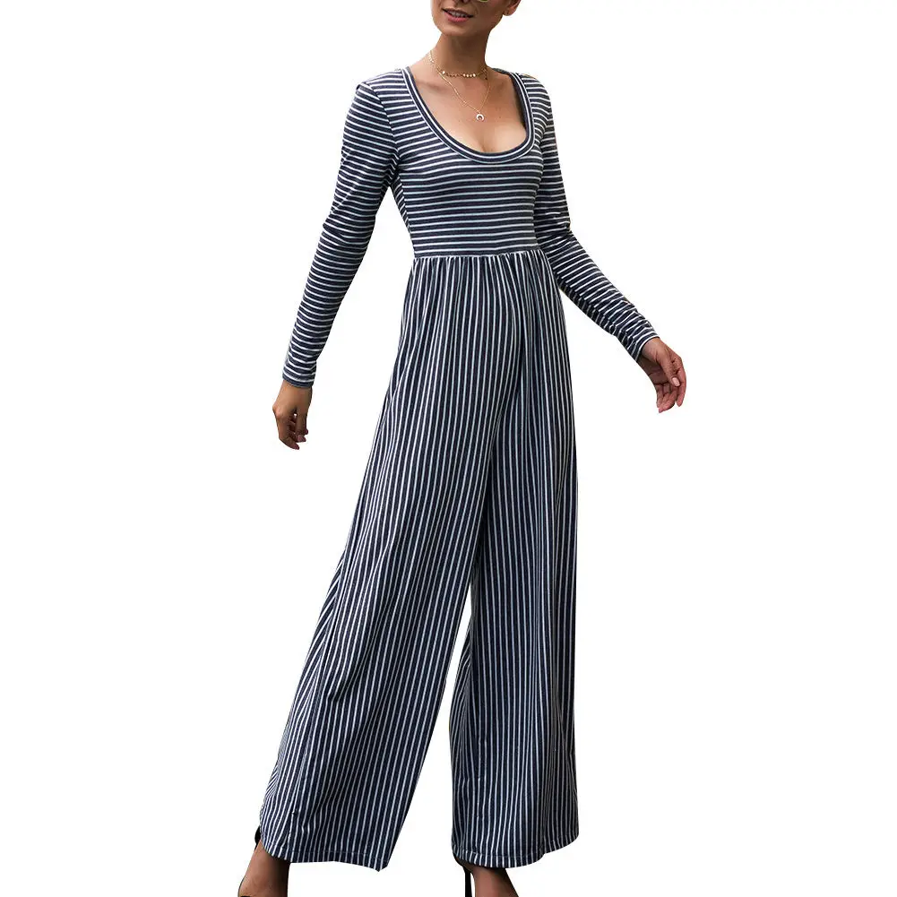 Для женщин полосатый комбинезон с круглым вырезом и длинными рукавами широкие брюки комбинезоны Повседневное свободные комбинезоны для де...
Для женщин полосатый комбинезон с круглым вырезом и длинными рукавами широкие брюки комбинезоны Повседневное свободные комбинезоны для де...